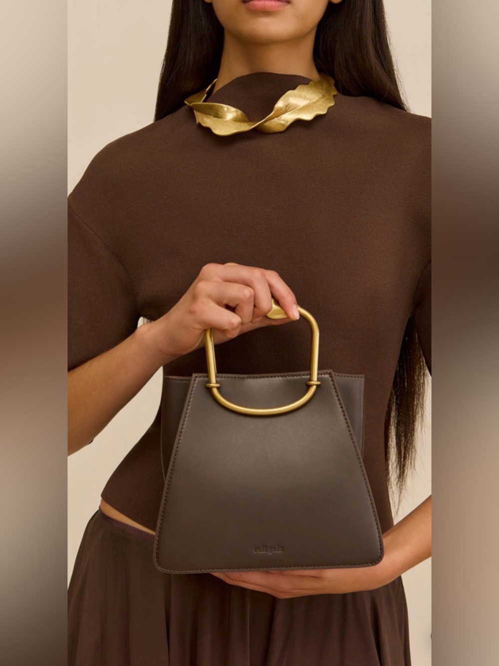 Cult Gaia Maxine Bag in Luwack Brand New - Picture 4 of 7